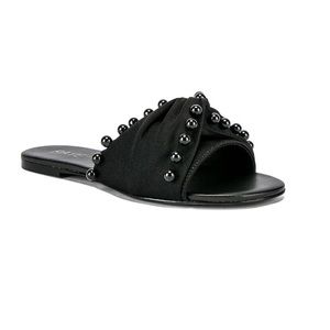 Raye embellished black sandals size 8